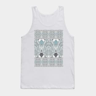 Soft Blue Lace - by Avril Thomas Tank Top